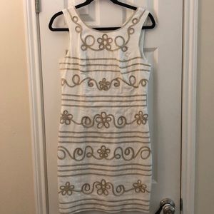 Lily Pulitzer fitted white dress